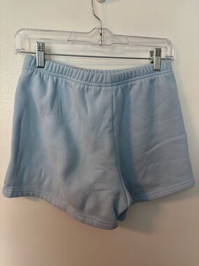 Cozy Sweatfleece Perfect Hi-Rise Mini Short in Villa Blue